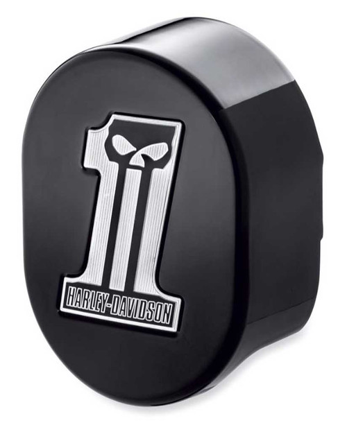 Harley-Davidson® Dark Custom Logo Horn Cover, Fits '93-Later