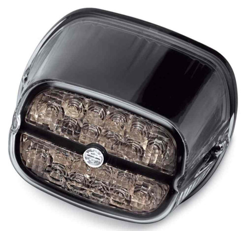 Harley-Davidson® Bar & Shield LED Tail Lamp - Smoke Lens & Black