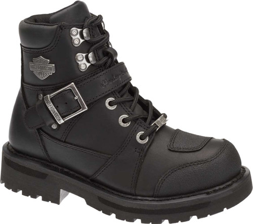 Harley-Davidson レザーブーツ ブラック Harley-Davidson® Women's Berkner 5.25-Inch Black Motorcycle Boots