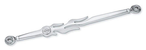 Harley-Davidson® Flames Custom Gear Shift Linkage - Chrome Finish