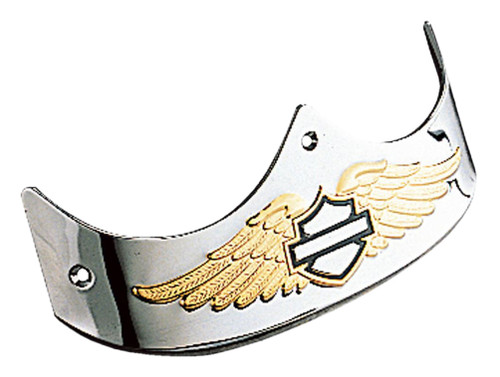Harley-Davidson® Rear Eagle Wing B&S Fender Trim, Fits Fat Boy