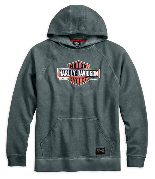 Harley-Davidson® Men's Genuine Classics Pullover Hoodie, Heather
