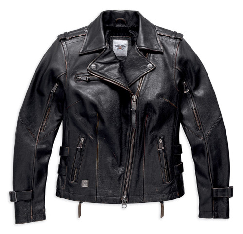 ジャケット・アウター HARLEY-DAVIDSON Leather jacket Harley-Davidson® Men's Aurora Willie G Skull 3-in-1 Jacket