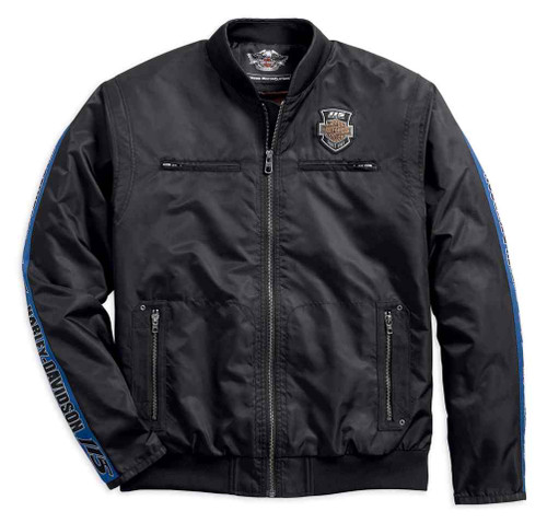 HARLEY DAVIDSON【ライディングジャケット】メンズ Mサイズ トレントンメッシュ・ライディングジャケット -ハーレー