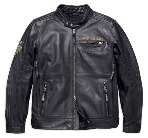 Harley-Davidson® Mens 115th Anniversary Limited Edition Leather Jacket ...