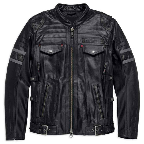 Harley-Davidson® Men's Triple Vent System Wick Twister Leather