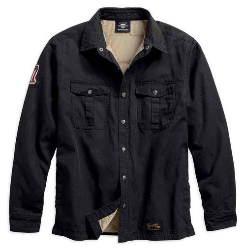 Harley-Davidson® Men's #1 Genuine Classics Shirt Jacket, Black
