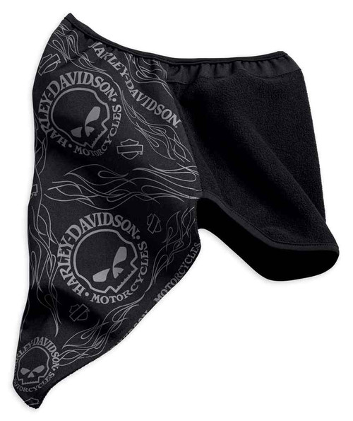 HarleyDavidson® Skull Wind Resistant Facemask Bandana, Black 98187