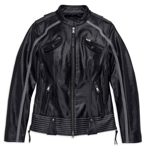 Harley-Davidson® Women's Hairpin Vented Leather Jacket
