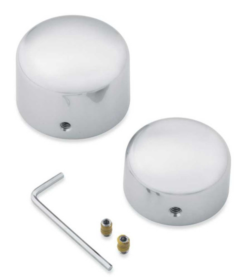 HarleyDavidson® Rear Axle Nut Covers Satin Chrome,Fits Dyna & Softail 43000110 Wisconsin
