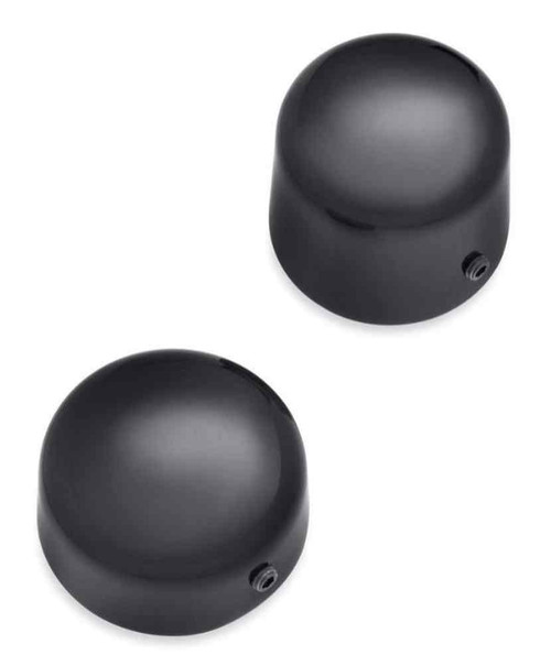 Harley-Davidson® Swingarm Pivot Bolt Covers -Gloss Black, Fits XG