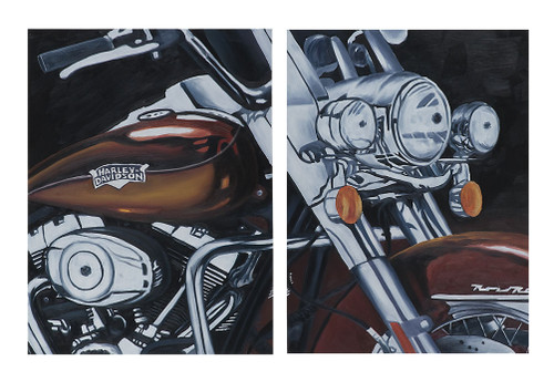 Harley-Davidson® Road King Limited Edition Hand Painted Artwork