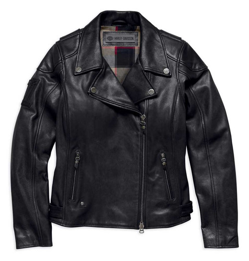 Harley-Davidson® Women's Alameda Heavy-Weight Leather Biker Jacket