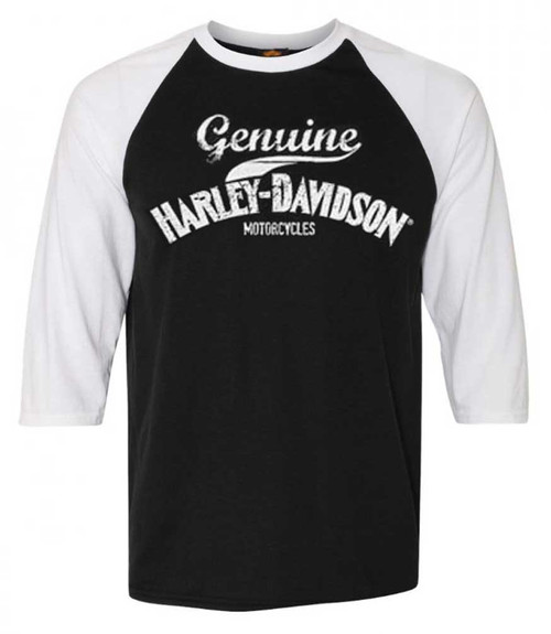 数量限定【Harley Davidson】Men's Vintage Spirit Raglan Tee Men's Harley Davidson Vintage Spirit Raglan Tee T-Shirt 2XL