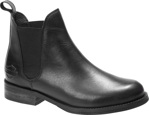 Harley-Davidson® Women's Delano 4.5-Inch Black Casual Ankle Boots ...