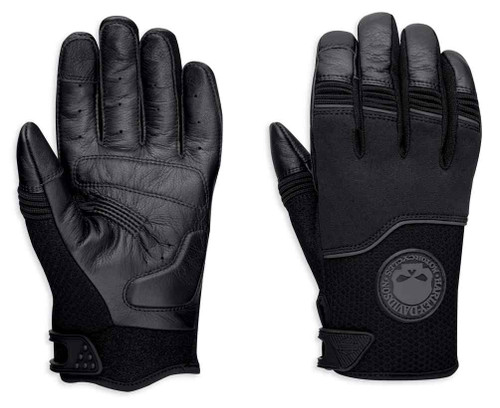 Gloves - Mixed fibers, black & silver — Fashion