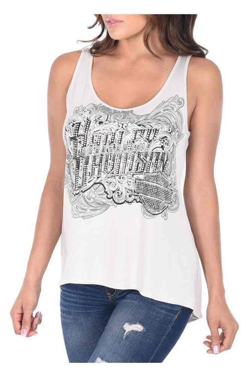 Harley-Davidson® Women's Flourish Fourth Embellished Split Back