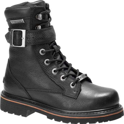 Harley-Davidson　レディース Harley-Davidson® Women's Alexa Back Lace Black Leather