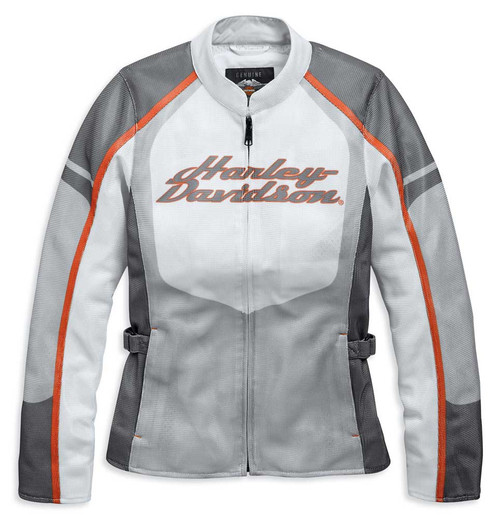 Harley-Davidson® Women's Solarus H-D Mesh Riding Jacket, White 97157 ...