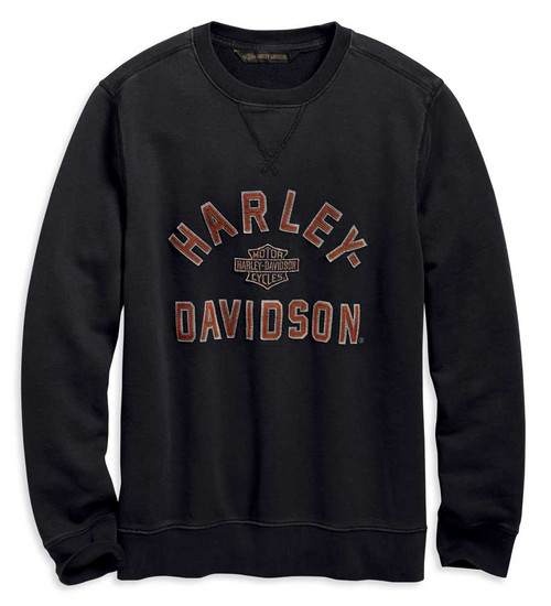 【HARLEY DAVIDSON/ハーレー ダビッドソン】 スウェット d610 Harley-Davidson® Men's Felt Letter Slim Fit Pullover