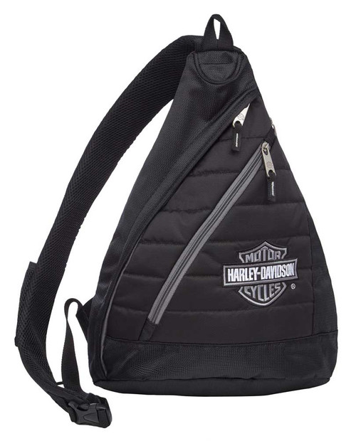 Harley-Davidson® Bar & Shield Quilted Travel Large Sling Backpack