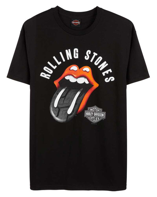 HARLEY-DAVIDSON × Rolling Stones Tシャツ 白 Harley-Davidson x Rolling Stones Apparel: No Trouser Buttons