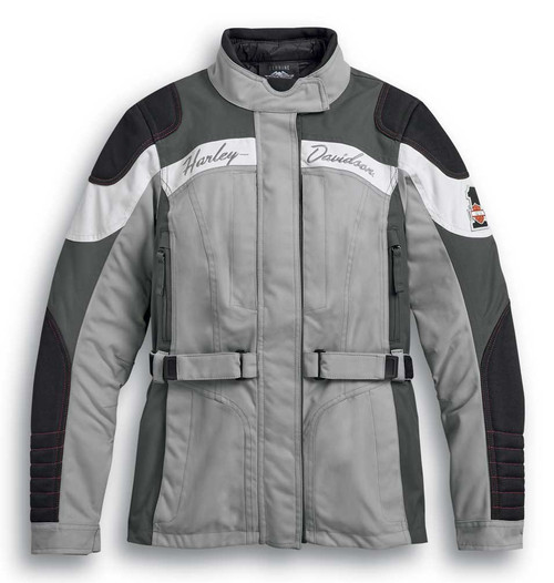 Harley-Davidson® Women's Vanocker Waterproof Riding Jacket - Gray