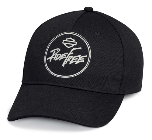 Harley-Davidson® Men's Ride Free Adjustable Baseball Cap -Black