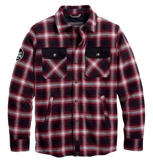 HARLEY-DAVIDSON スタジャン MOTORCLOTHE S90s Harley-Davidson® Men's Engine Aloha Short Sleeve Shirt