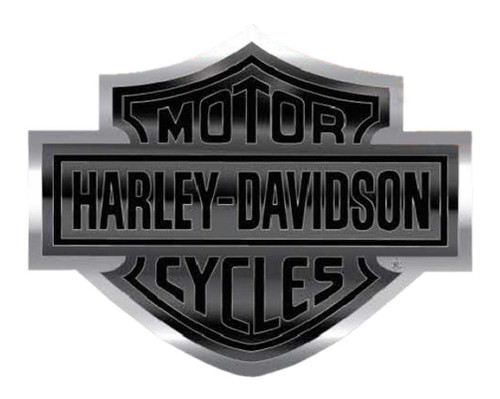 Harley-Davidson® Bar & Shield Logo Bendable Aluminum Decal, Black