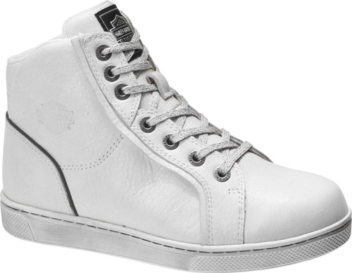 Harley-Davidson ハイカットスニーカー ホワイト Harley-Davidson® Women's Bateman 4.75