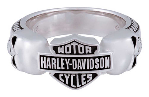 Harley-Davidson Men/'s Sterling Silver Bar /& Shield Cufflinks HDZ0041