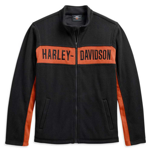 Harley-Davidson® Men's Chest Stripe Activewear Zip-Up Jacket