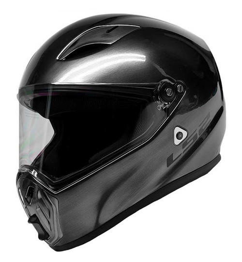 LS2 Helmets Street Fighter Full Face Motorcycle Helmet, Brushed Alloy  419-353 - Wisconsin Harley-Davidson