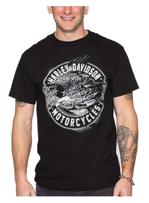 Harley-Davidson® Men's Vigorous Eagle Short Sleeve Crew-Neck