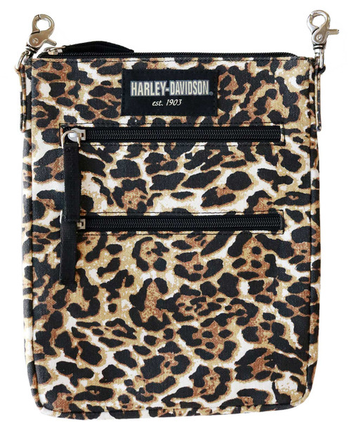  Harley-Davidson Women's Zebra Print Cotton Canvas  Crossbody/Clip Bag Purse : Harley-Davidson: Clothing, Shoes & Jewelry