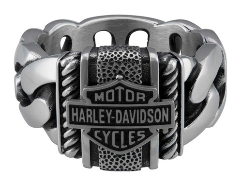 Harley-Davidson ® Men's Stainless Steel Ring HSR0013 