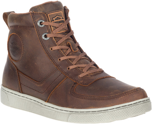 Harley-Davidson® Men's Bateman 5-Inch Brown Motorcycle Riding Sneakers ...