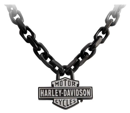 HARLEY DAVIDSON Men's 24 Single Link チェーンネックレス 大人気【ハーレーダビットソン】ロゴ リンク チェーンネックレス
