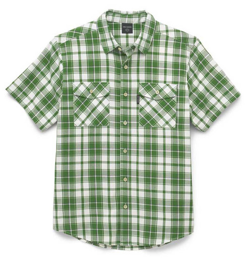 Harley-Davidson® Men's Genuine Short Sleeve Button Plaid Shirt1