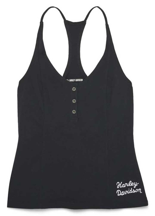 HarleyDavidson® Women's Accelerate Racerback Tank Top Black 96631