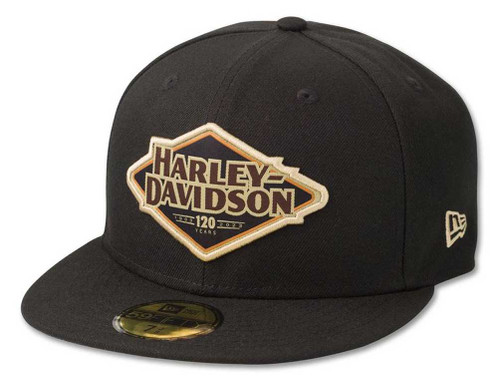◆Harley Davidson◆ Cotton Ball Cap Black HH15181202 97741-23vm__1__92389.
