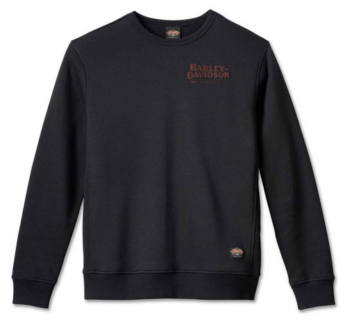 Harley-Davidson ロゴ スウェット M Harley-Davidson Men's Willie G. Skull Colorblocked Zip-Up Long