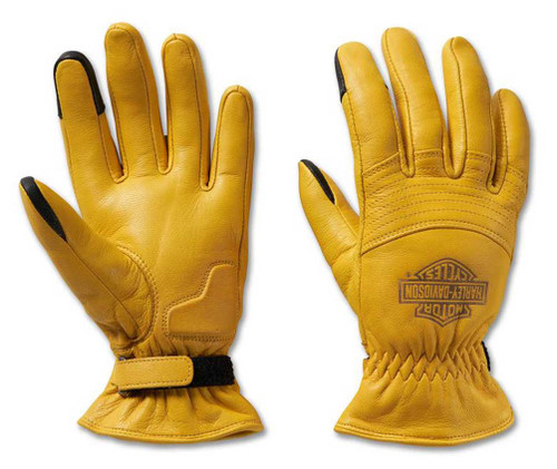 Harley-Davidson® Women's Helm Leather Full-Finger Work Gloves