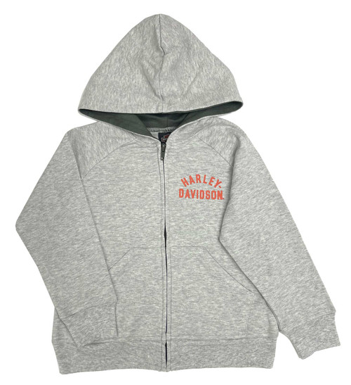Harley-Davidson® Little Boys' Bar & Shield Logo Knit Zip-Up Hoodie