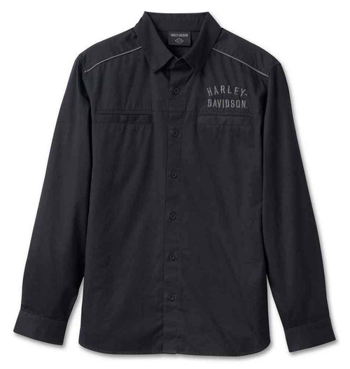 Harley-Davidson® Men's Staple Long Sleeve Button Shirt