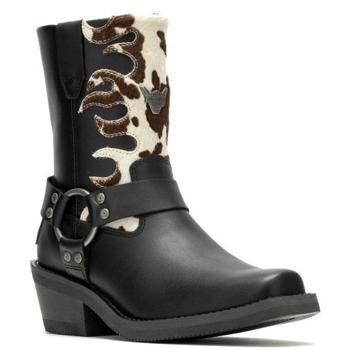 Harley-Davidson ☆ Korsen Harness Motorcycle Boots Women's Harley-Davidson® Women's Korsen Cow 7.5-Inch Black Fashion