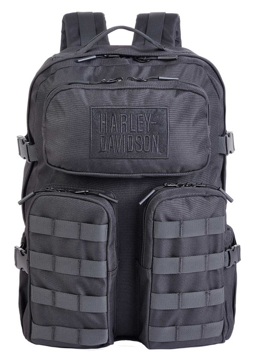 Harley-Davidson Legend Backpack - Rugged Polyester, 19" Laptop Compartment, Bar & Shield Logo 12 thumbnail image