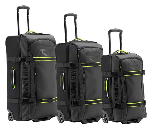 Harley-Davidson® Nomad Wheeling Duffel Bag w/ Shark Wheels - Black