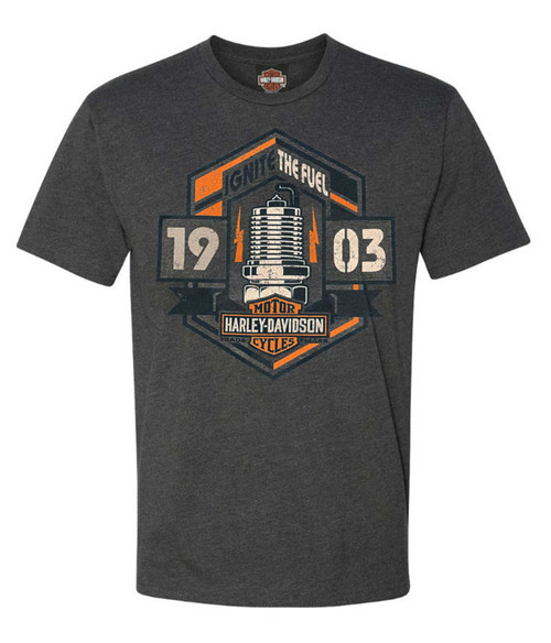 【HARLEY DAVIDSON】L/S Tee デカロゴ スリーブロゴ 2XL Harley-Davidson Men's H-D Skull Badge Short Sleeve T-Shirt